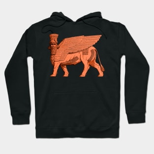 Asherbanapal lamassu Assyrian Bull Gate Hoodie